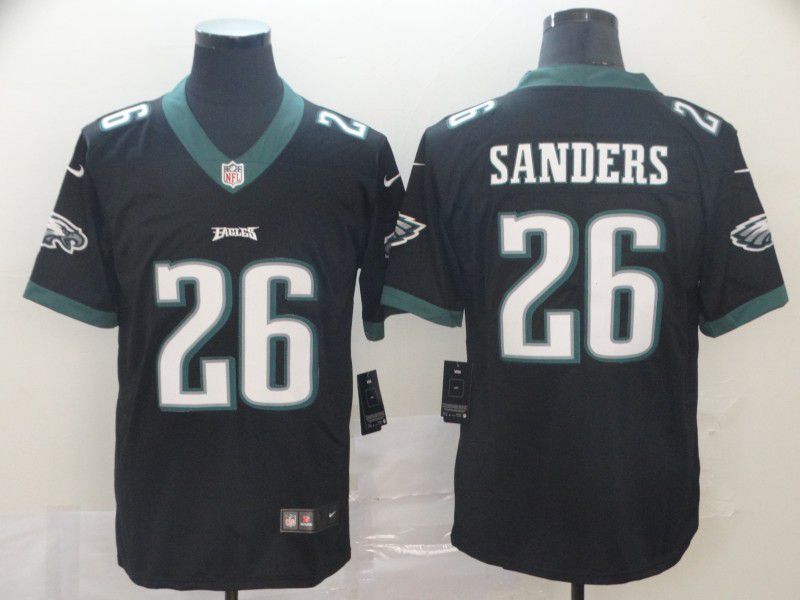 Men Philadelphia Eagles #26 Sanders Black Nike Vapor Untouchable Limited Player NFL Jerseys->philadelphia eagles->NFL Jersey